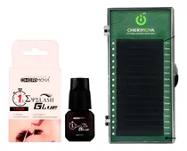Comprar Pegamento 1s Pro + Extension Pestañas Peloxpelo Cherimoya Color Negro Espesor 0.03 Mm Largo 13 Mm Tipo De Curvatura C
