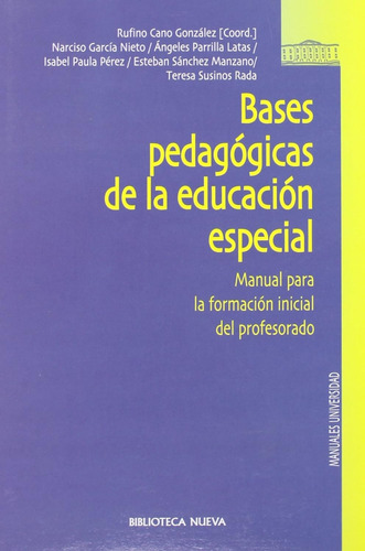 Libro Bases Pedagogicas De La Educacion Espacial *cjs