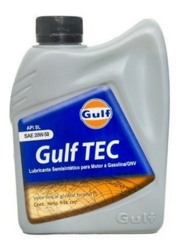 Aceite Semisintético 20w50 Gulf Tienda Fisica