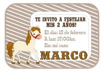 Comprar Candy Bar Mini Kit Imprimible Caballo Mod.2 Cumple Caballos