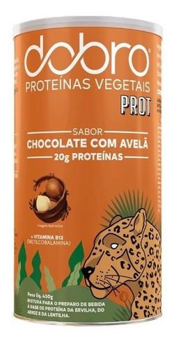 Proteina Vegana Dobro Chocolate Com Avelã 450g