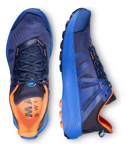 Zapatilla Hombre Mammut Saentis Tr Low Gtx Azul