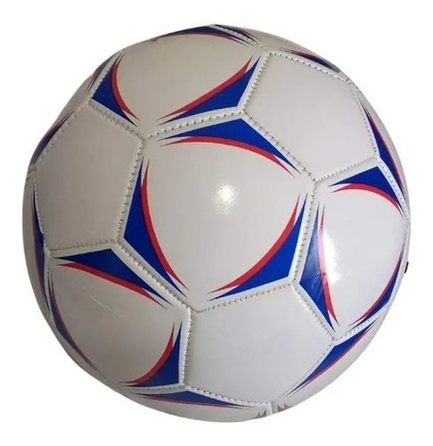 Imagen 4 de 8 de Pelota Futbol Simil Cuero Cocida Sintético Inflada