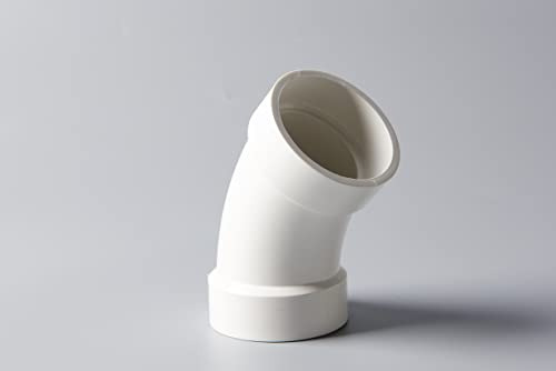 Codo Pvc 45 1-1/2puLG Dwv - 2uds, Blanco
