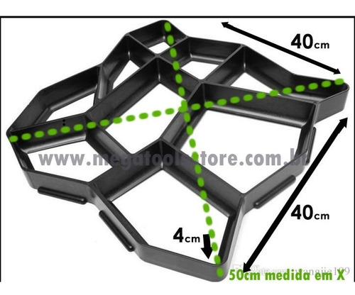 Forma Piso Jardim Caminho De Concreto Easy-piso