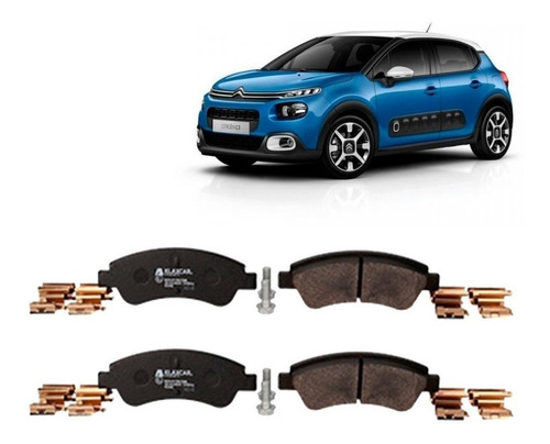 Pastillas Freno Delanteras Para  Citroen C3 2010 2017