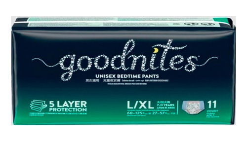 Pañales Goodnites - Ropa Interior Pants - S/m - L/xl