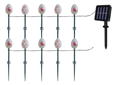 Qipai Cadena De Luces Solares Led Con Forma De Corazón Para