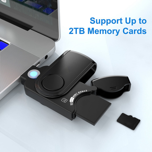 Lector De Tarjetas De Memoria Múltiple Usb 3.2 Adaptador Otg