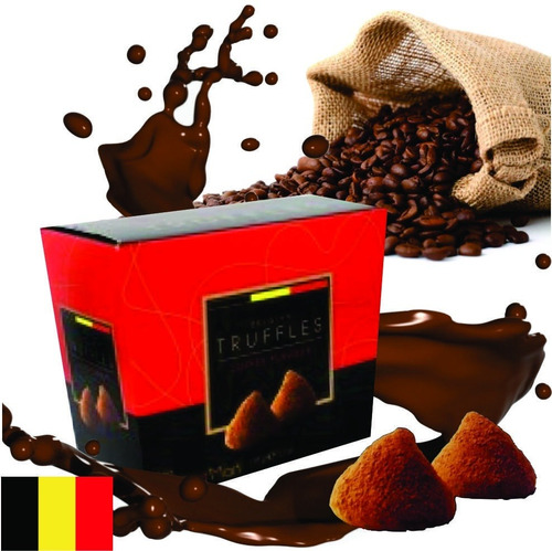 Caixa Trufas De Chocolate Belga Café