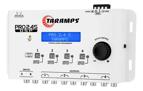 Crossover Digital Taramps Pro 2.4s Processador De Audio