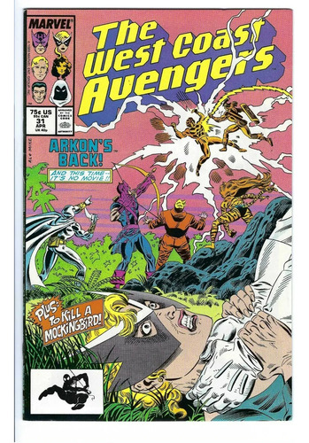 Revista Comic The West Coast Avengers Arkon's Back