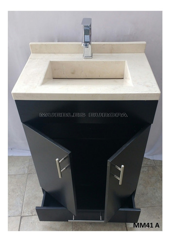 Gabinete Mueble P Baño Lavabo Ovalin Marmol C Monomando | Mercado Libre