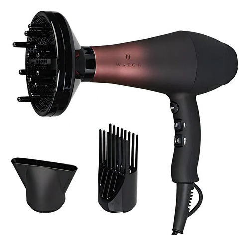 Sedacor D/cabello Wazor Iónico Profesional 1875w - Negro