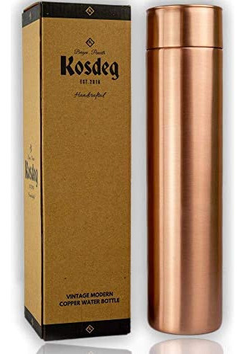 Kosdeg Botella De Agua De Cobre - 34 Oz Vintage Modern - Un