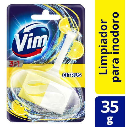 Canasta Sólida Para Hinodoro Vim 3 En 1 Citrus 35g