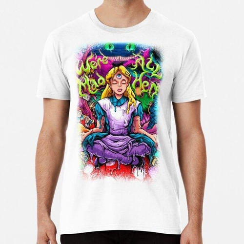 Remera Alice In Wonderland Algodon Premium