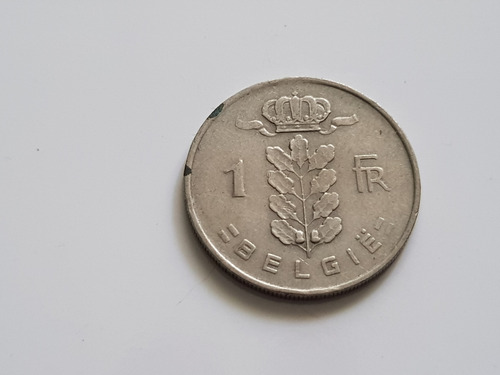 Monedas X 3 Belgica 1951 1 Franco En Francés Y Holandés Lote (Usado)