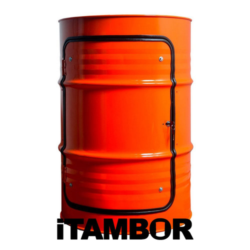 Tonel Decorativo Com Porta - Receba Em Portelândia