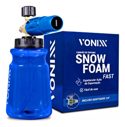 Canhão Espuma Snow Foam Fast Vonixx + Adaptador