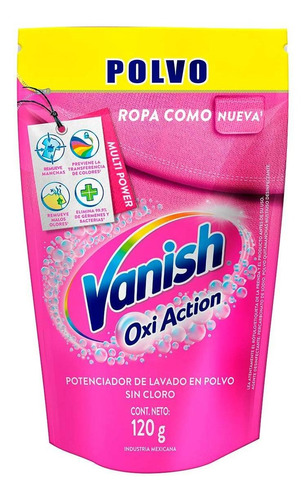 Desmanchador Vanish Polvo Pink 120 Gr