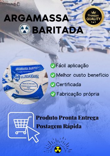Argamassa Baritada, Sala De Raio-x, Lote C/15 Sacos De 25kg