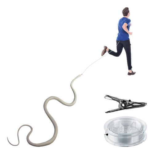 Broma De Serpiente Con Clip De Cuerda Broma De Serpiente Diy