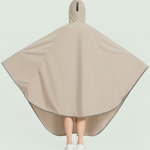 Poncho De Lluvia Para Bicicleta, Impermeable Con Capucha Par