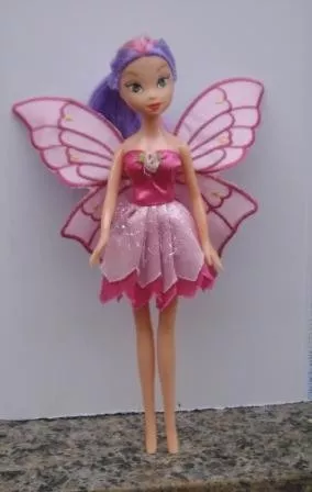 Boneca borboleta linda estilo barbie