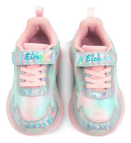 Tenis Original Disney Frozen Princesa Elsa Cómodos Para Niña
