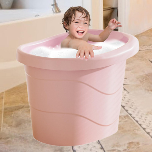 Cubo Para Bañera De Bebé, Bañera Infantil, Asiento Rosa