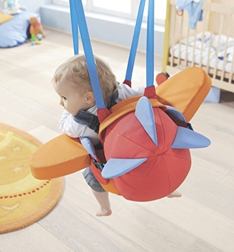 Imagen 3 de 6 de Haba Aircraft Swing - Columpio De Interior Para Bebé Con