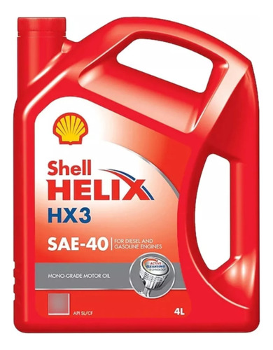 Shell Helix Hx3 Sae 40 4 Litros