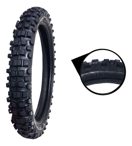Pneu Traseiro Cravudo 57p Tmx Trilha 90/90-18 Cg 125 Titan