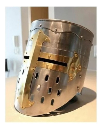 Casco Medieval Caballero Cruzado / Templario. Jp
