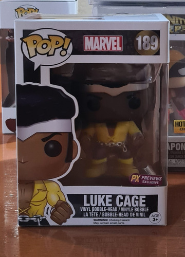 Funko Pop Luke Cage 189, Marvel Previews Exclusive.