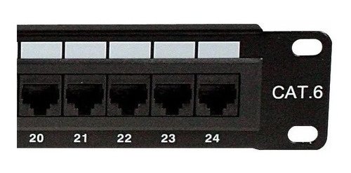 Patch Panel 24 Puertos Nexxt Cat6 Con Jacks Certificado Rack