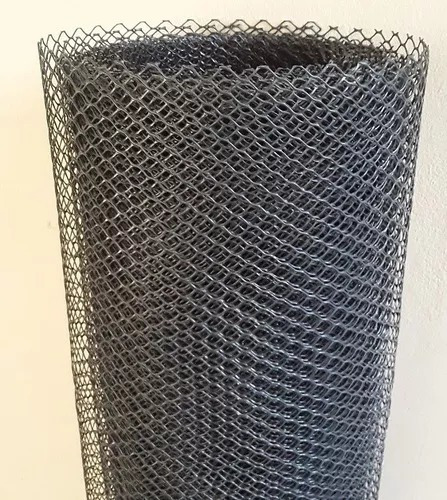 Imagen 10 de 10 de Cerramiento Malla Plastico Romboidal Ancho1,20 Negro