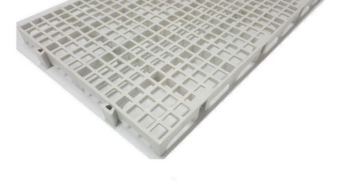 30 Paletes Estrado Pallet Piso Plástico Branco 2,5x25 X50cm 