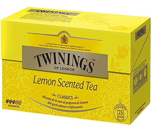 Te Twinings Limon Te Negro Lemon Scented Clásico Perfumado