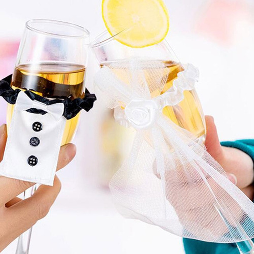 Copas De Vino Para Bodas, Novios, Copas De Champán, Adornos,