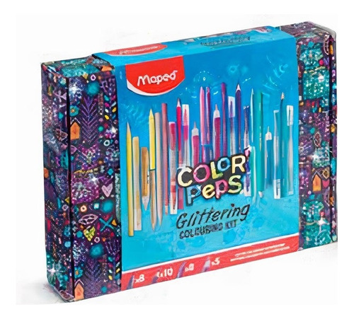 Kit Para Colorear Glitter 31 Piezas Maped Creativ Magimundo