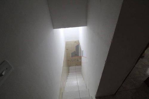 Sobrado Com 2 Dormitórios Para Alugar, 90 M² Por R$ 800,00/mês - Vila Independência - Mauá/sp - So0239