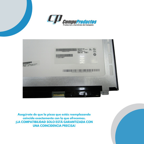 Pantalla 15.6 Auo 30pin 1920*1080 60hz Matte B156htn03.5 A