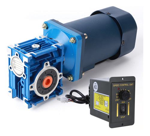 Motor Eléctrico Worm Gear 120w Ac 220v Regulador De Control