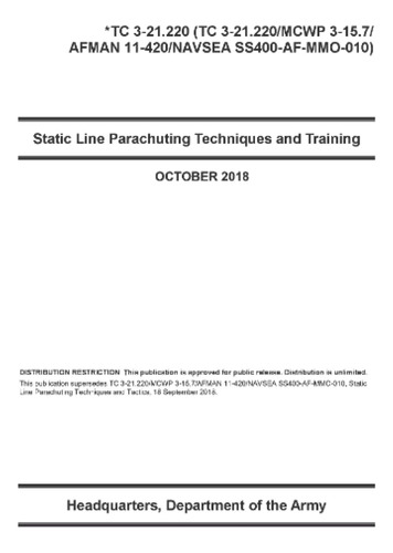 Livro: Tc Static Line Parachuting Techniques And Training