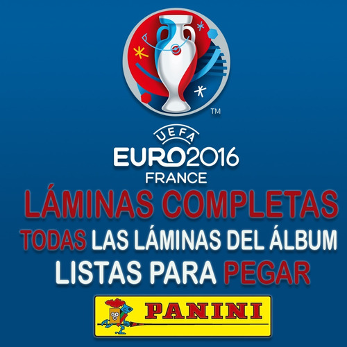 Euro 2016 Panini - Laminas Completas
