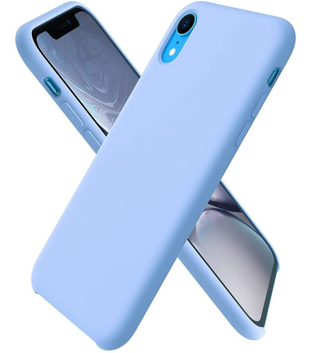 Funda Ornarto Para iPhone XR 2018 6.1 (azul Claro)