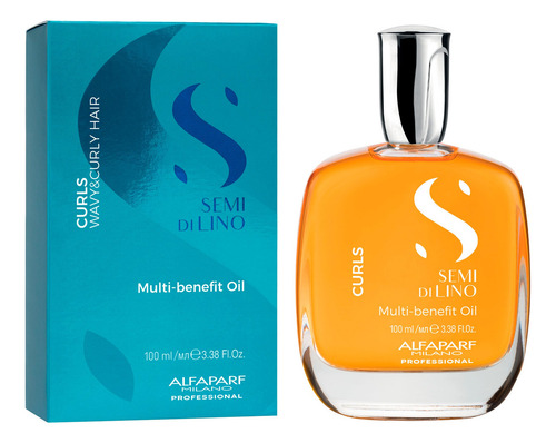 Alfaparf Semi Di Lino Curls Multi Oil Serum Rulos X 100ml 3c