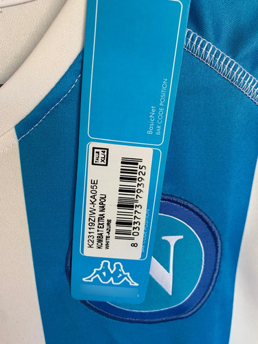 Camiseta Napoli Kappa Maradona Homenaje 2020 (Usado)